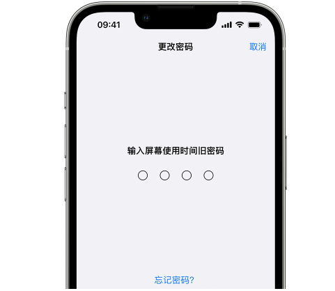 合肥iPhone屏幕维修分享iPhone屏幕使用时间密码忘记了怎么办 