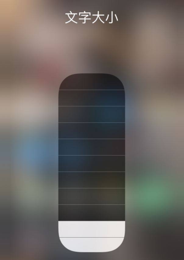 合肥苹果手机维修分享小技巧：在 iPhone 控制中心快速调节字体大小 