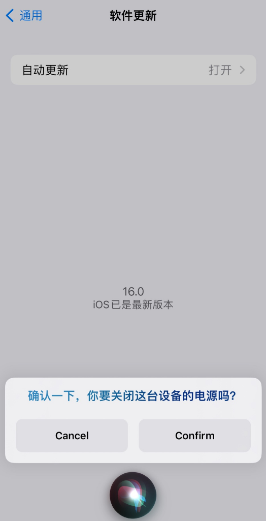 合肥苹果手机维修分享iOS 16 新功能：呼叫 Siri 即可让 iPhone 关机 