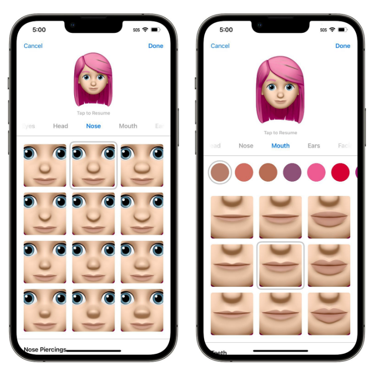 合肥苹果手机维修分享​iOS 16中的拟我表情有了哪些变化和升级 