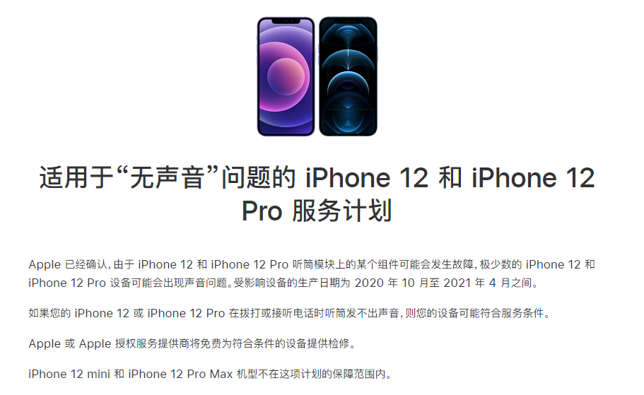 合肥苹果手机维修分享iPhone 12/Pro 拨打或接听电话时无声音怎么办 